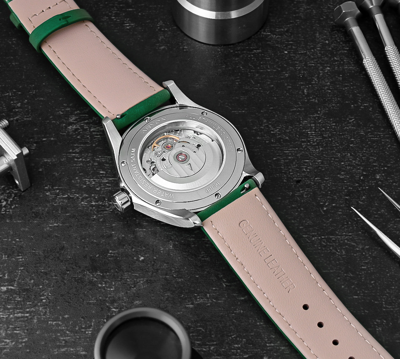 Aryon Minimal Enamel Automatic Green - Limited Edition
