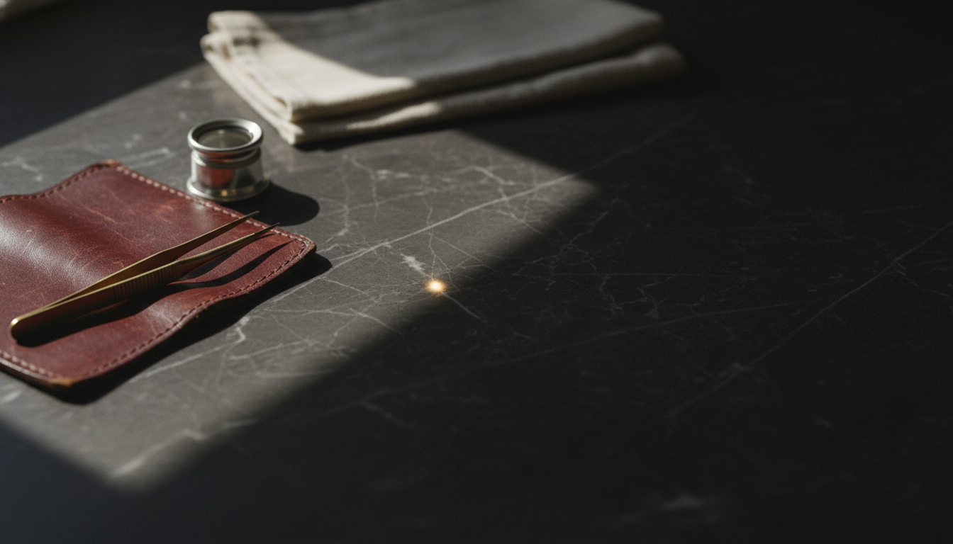 Aryon hero editorial — atelier still life